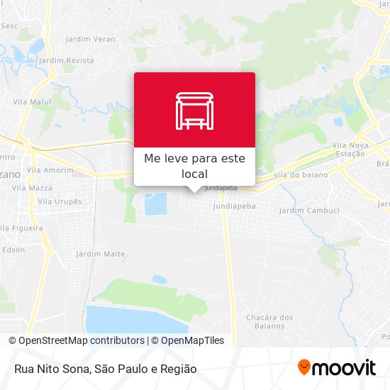 Rua Nito Sona mapa