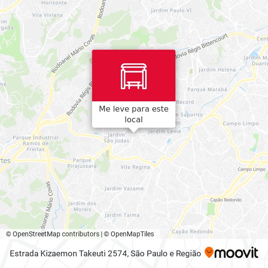 Estrada Kizaemon Takeuti 2574 mapa