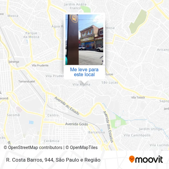 R. Costa Barros, 944 mapa