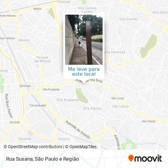 Rua Susana mapa