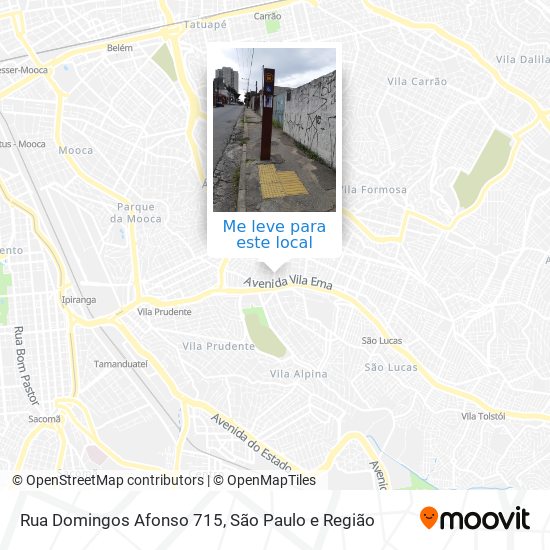 Rua Domingos Afonso 715 mapa