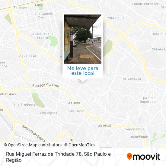 Rua Miguel Ferraz da Trindade 78 mapa