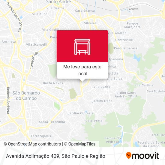 Avenida Aclimação 409 mapa