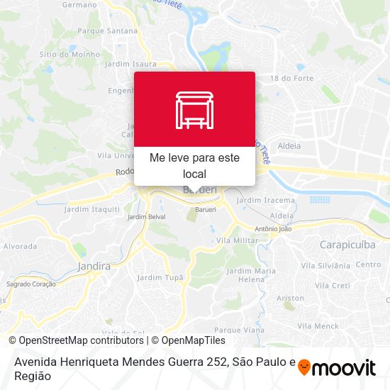 Avenida Henriqueta Mendes Guerra 252 mapa