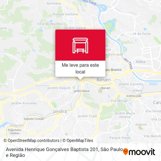 Avenida Henrique Gonçalves Baptista 201 mapa