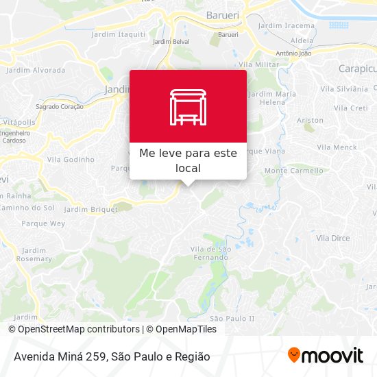 Avenida Miná 259 mapa