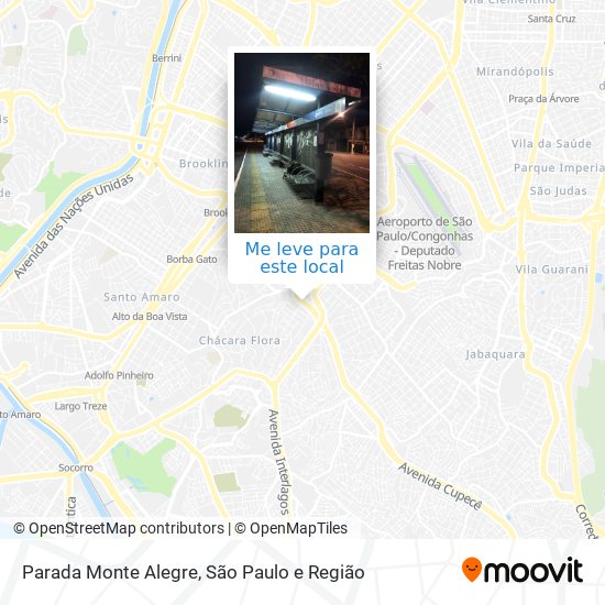 Parada Monte Alegre mapa