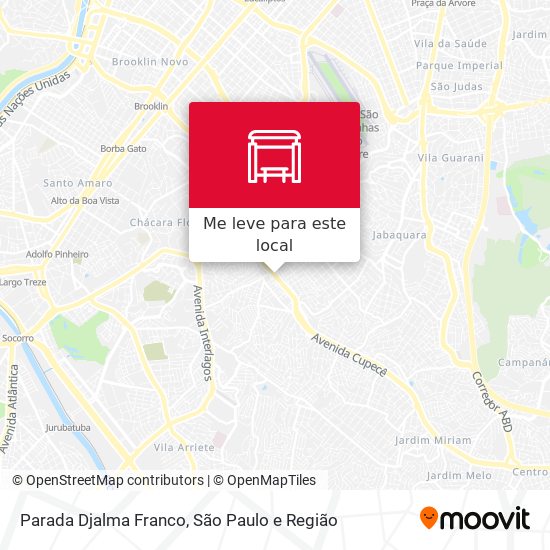 Parada Djalma Franco mapa
