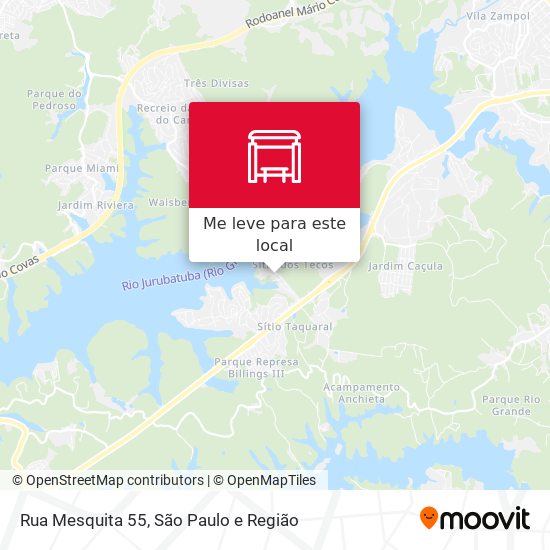 Rua Mesquita 55 mapa
