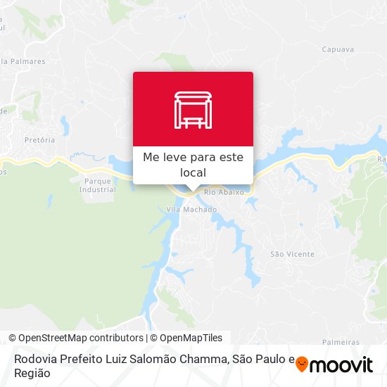 Rodovia Prefeito Luiz Salomão Chamma mapa
