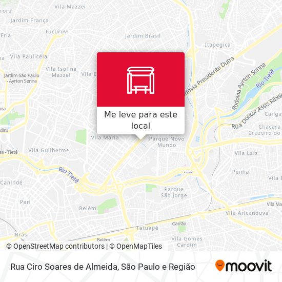 Rua Ciro Soares de Almeida parada Rotas hor rios e tarifas