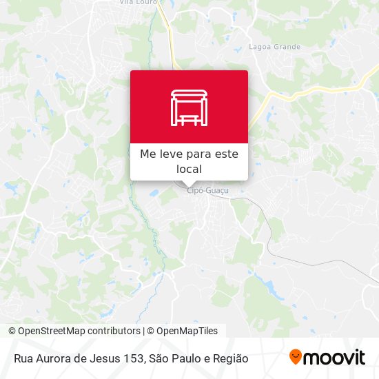 Rua Aurora de Jesus 153 mapa
