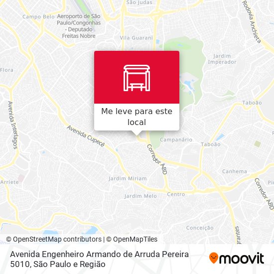 Avenida Engenheiro Armando de Arruda Pereira 5010 mapa