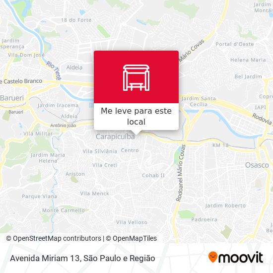 Avenida Miriam 13 mapa