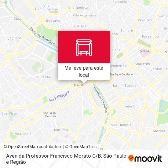 Avenida Professor Francisco Morato C / B mapa