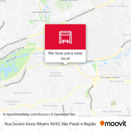 Rua Doutor Assis Ribeiro 8650 mapa