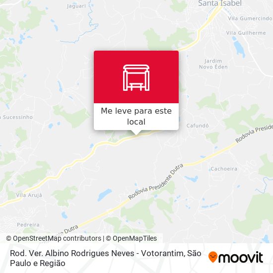 Rod. Ver. Albino Rodrigues Neves - Votorantim mapa