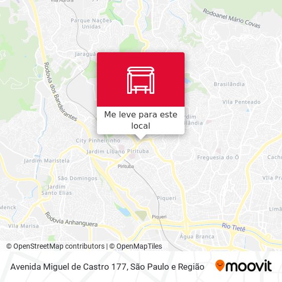 Avenida Miguel de Castro 177 mapa