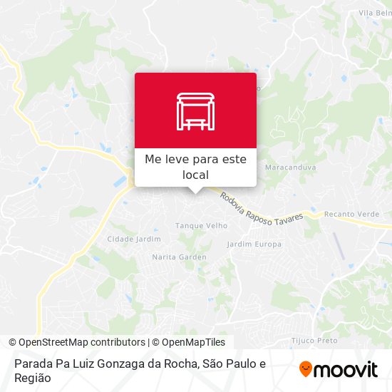 Parada Pa Luiz Gonzaga da Rocha mapa
