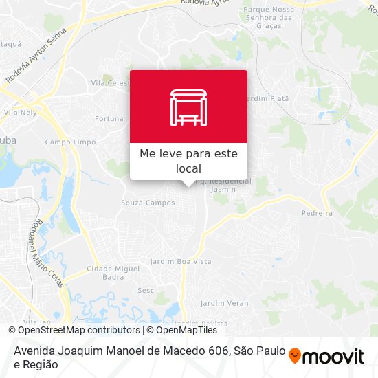 Avenida Joaquim Manoel de Macedo 606 mapa