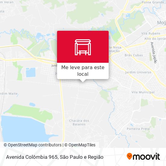 Avenida Colômbia 965 mapa