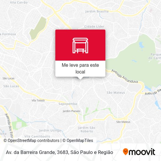 Av. da Barreira Grande, 3683 mapa