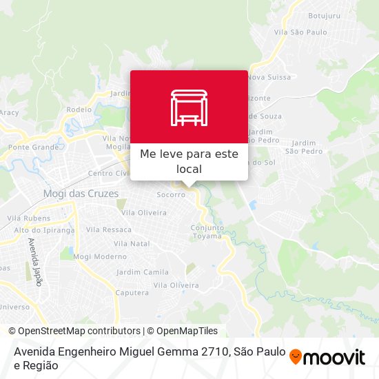 Avenida Engenheiro Miguel Gemma 2710 mapa
