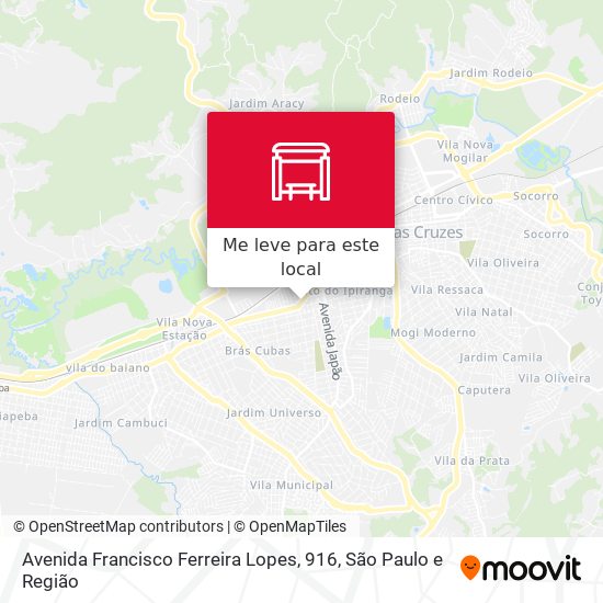 Avenida Francisco Ferreira Lopes, 916 mapa