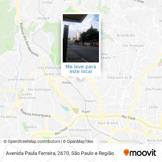 Avenida Paula Ferreira, 2670 mapa