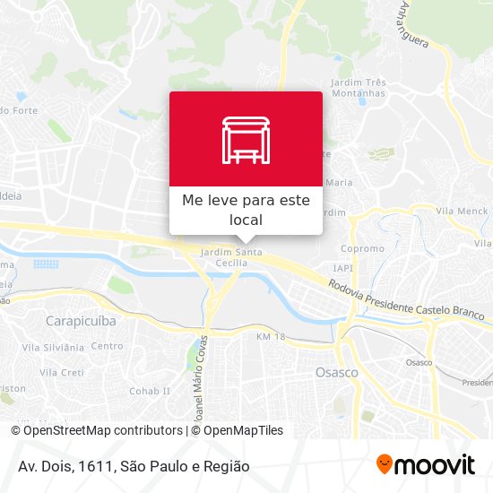 Av. Dois, 1611 mapa