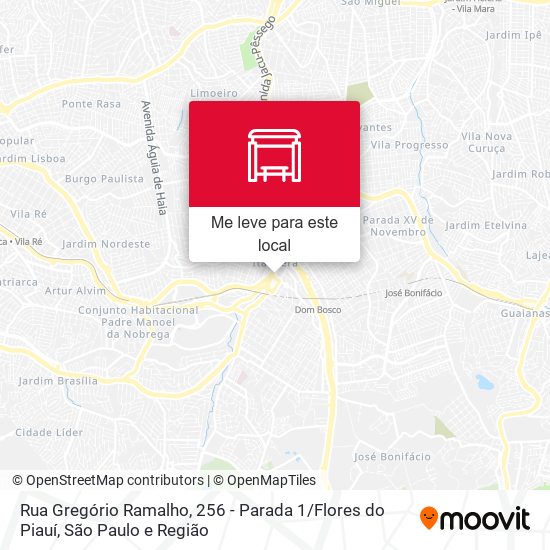 Rua Gregório Ramalho, 256 - Parada 1 / Flores do Piauí mapa