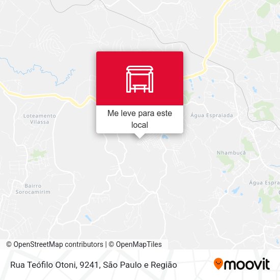 Rua Teófilo Otoni, 9241 mapa