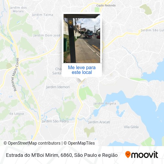 Estrada do M'Boi Mirim, 6860 mapa