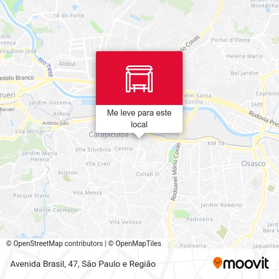 Avenida Brasil, 47 mapa