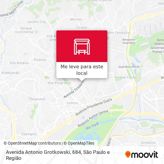 Avenida Antonio Grotkowski, 684 mapa