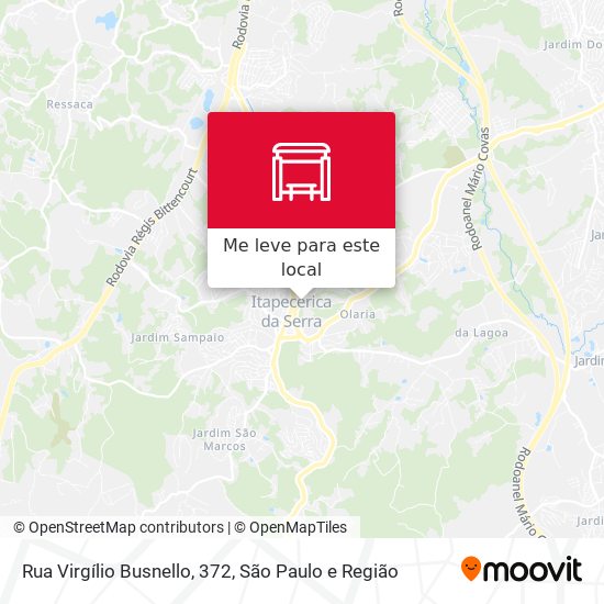 Rua Virgílio Busnello, 372 mapa