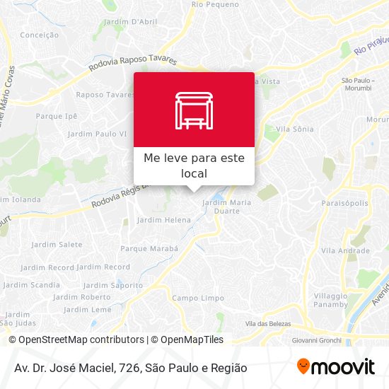 Av. Dr. José Maciel, 726 mapa