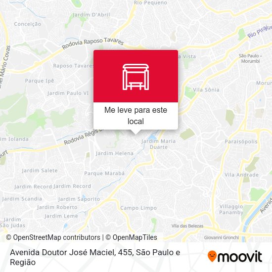 Avenida Doutor José Maciel, 455 mapa