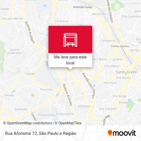 Rua Afonsina 72 mapa