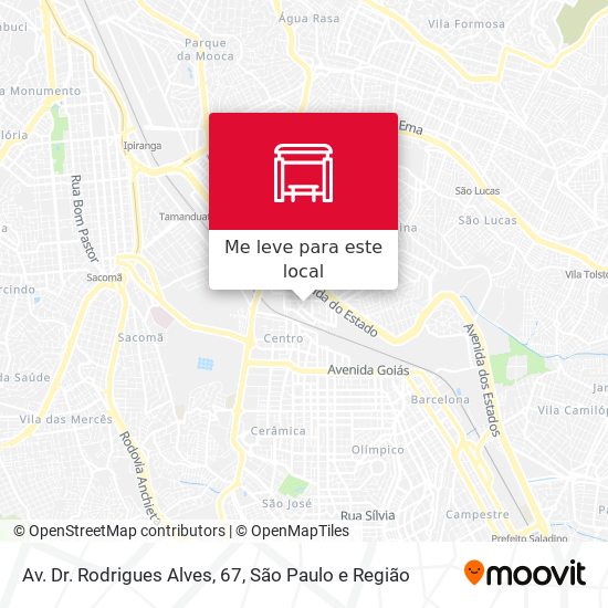 Av. Dr. Rodrigues Alves, 67 mapa