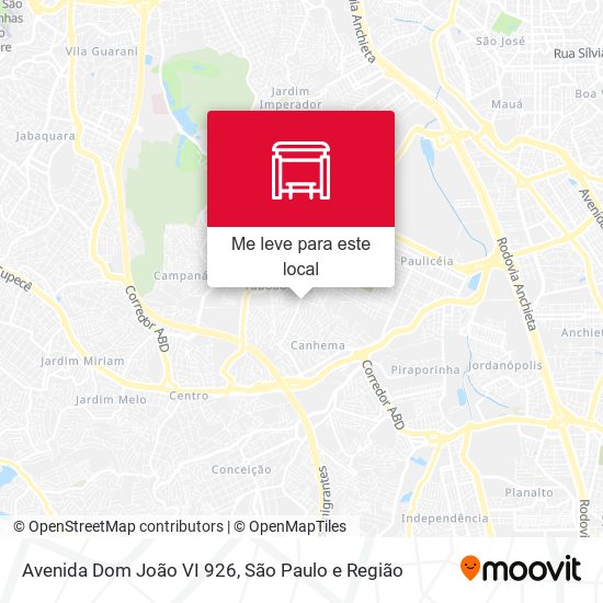 Avenida Dom João VI 926 mapa