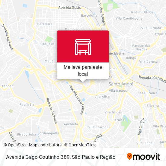Avenida Gago Coutinho 389 mapa
