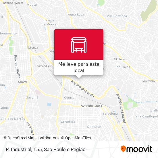 R. Industrial, 155 mapa