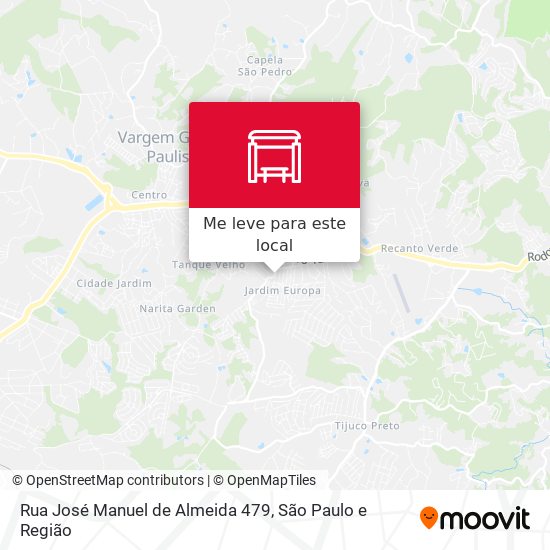 Rua José Manuel de Almeida 479 mapa