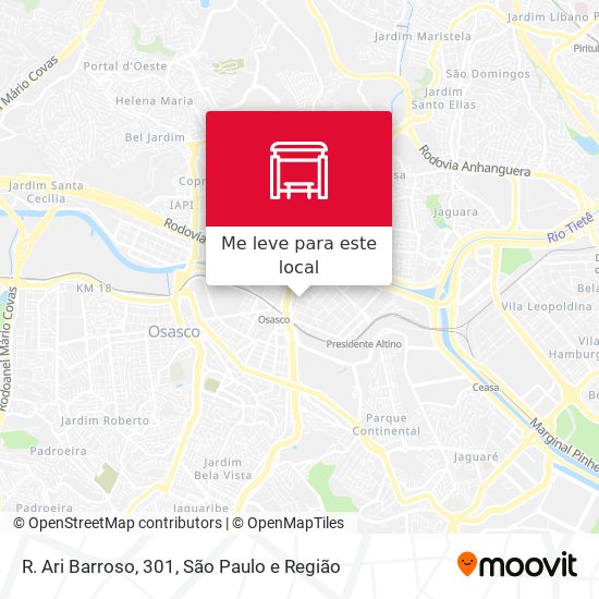 R. Ari Barroso, 301 mapa