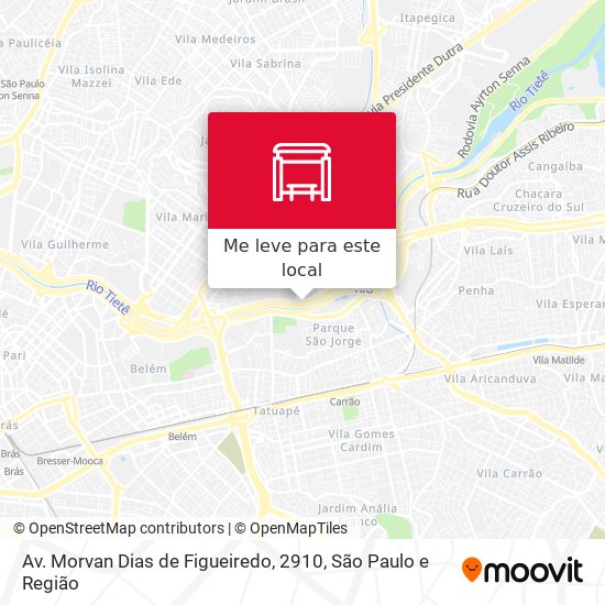 Av. Morvan Dias de Figueiredo, 2910 mapa
