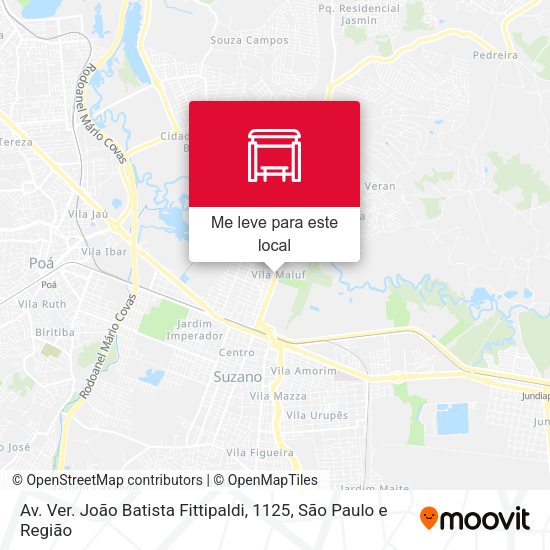 Av. Ver. João Batista Fittipaldi, 1125 mapa