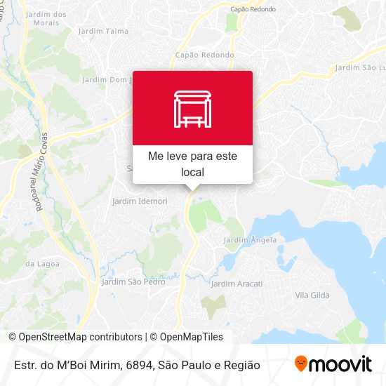 Estr. do M’Boi Mirim, 6894 mapa