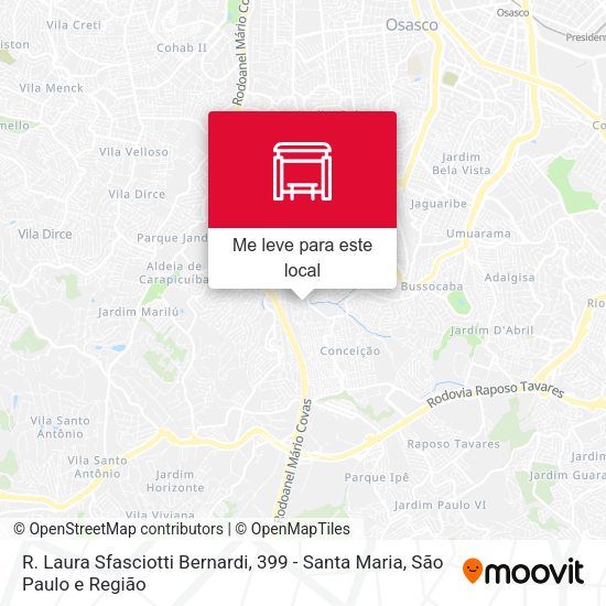 R. Laura Sfasciotti Bernardi, 399 - Santa Maria mapa