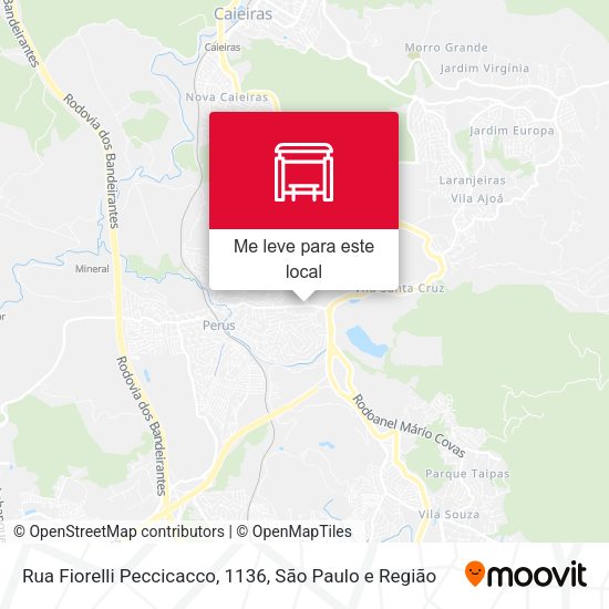 Rua Fiorelli Peccicacco, 1136 mapa